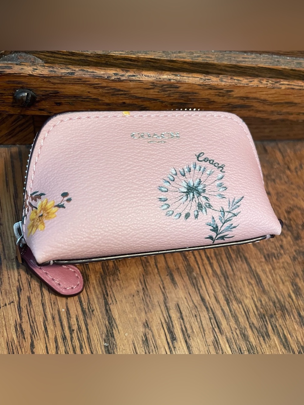 Coach Floral Blossom Micro Mini Zip Case C9880G NWOT